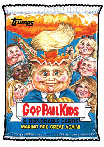 2016 Topps Garbage Pail Kids Dis-grace to the White House 108 GOP Pail Kids