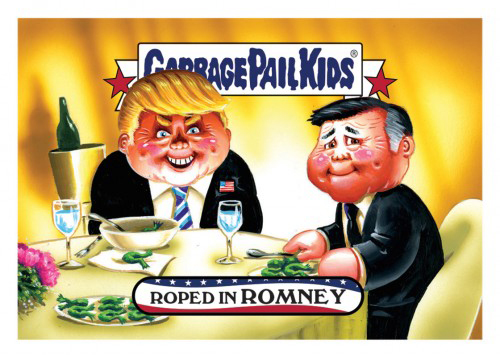 2016 Topps Garbage Pail Kids Dis-grace to the White House Roped In Romney