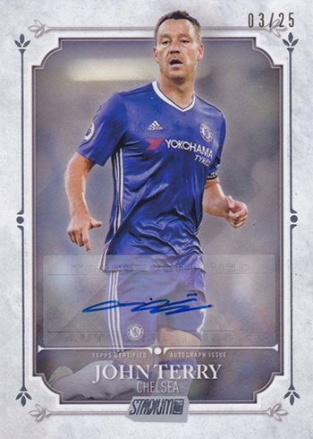2016 Topps Stadium Club Premier League Soccer Dignitary Autographs John Terry