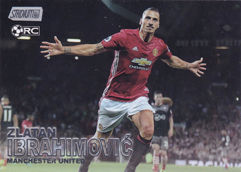 2016 Topps Stadium Club Premier League Soccer Zlatan Ibrahimovich