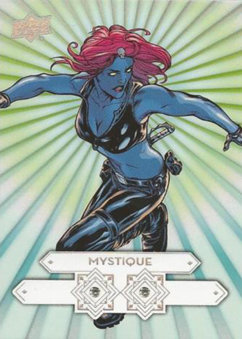 2016 Upper Deck Marvel Gems Diamond Cut Double Mystique