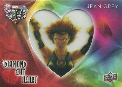 2016 Upper Deck Marvel Gems Diamond Cut Heart