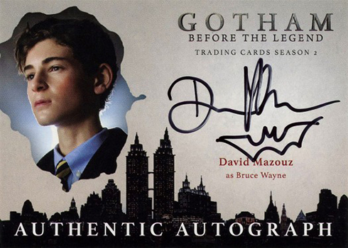 2017 Cryptozoic Gotham Season 2 Autographs David Mazouz