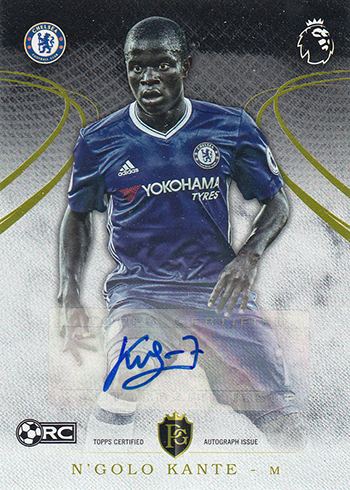 2017 Topps Premier Gold EPL Soccer Autographs NGolo Kante