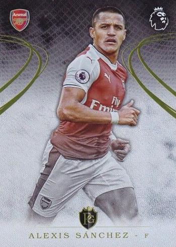 2017 Topps Premier Gold EPL Soccer Base Alexis Sanchez