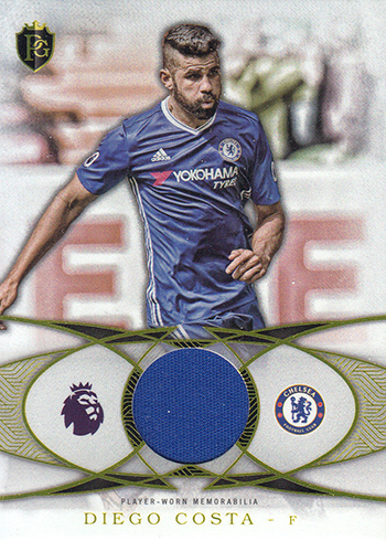 2017 Topps Premier Gold EPL Soccer Fibers Diego Costa