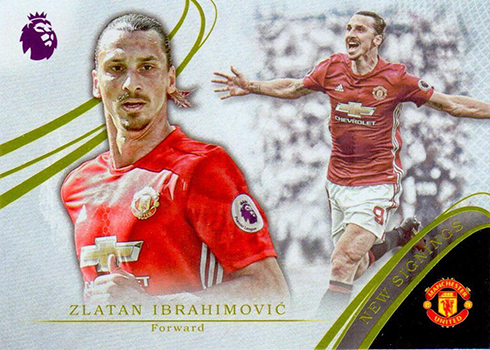 2017 Topps Premier Gold EPL Soccer New Signings Zlatan Ibrahimovic