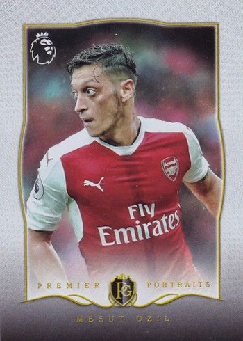 2017 Topps Premier Gold EPL Soccer Premier Portraits Mesut Ozil