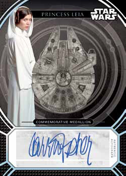 2017 Topps Star Wars 40th Anniversary Medallion Autograph