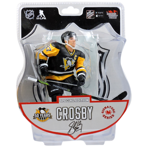 NHL Hockey 6 Inch Action Figure Series 25 - Sidney Crosby White Jersey