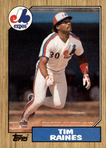 Tim Raines - 2022 MLB TOPPS NOW® Turn Back The Clock - Card 139 - PR 205