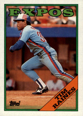 1988 Topps Tim Raines Values - MAVIN