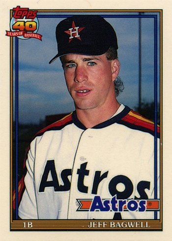 JEFF BAGWELL HOUSTON ASTROS 1991 TOPPS TRADED RC & 1991 ULTRA UPDATE RC 2  CARDS!