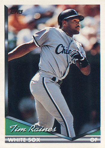 Tim Raines Signed White Sox 1994 Score Gold Rush Baseball Card Beckett –  www.