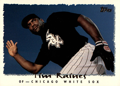 1996 Topps Baseball Card #272 Tim Raines Chicago White Sox