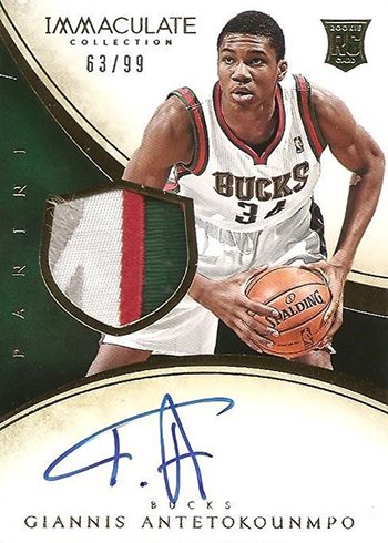 2013-14 Immaculate Collection Giannis Antetokounmpo RC