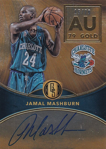 2016-17 Panini Gold Standard Basketball AU Autographs Jamal Mashburn