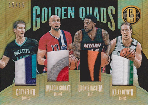 2016-17 Panini Gold Standard Basketball Golden Quads Black