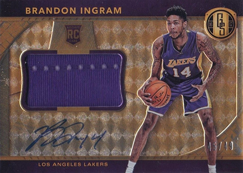 2016-17 Panini Gold Standard Basketball Rookie Jersey Jumbo Relic Brandon Ingram