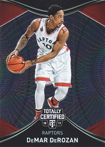 2016-17 Panini Totally Certified Basketball Base DeMar DeRozan