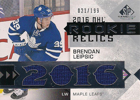2016-17 SP Game Used Hockey Rookie Relics
