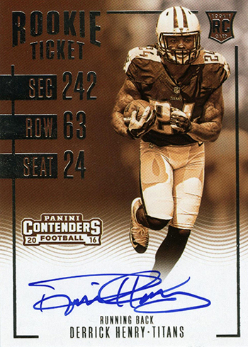 : 2016 Panini Contenders Football Season Ticket #25