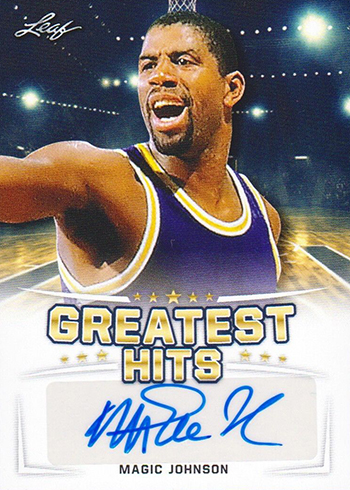 2016 Leaf Greatest Hits Basketball Magic Johnson Autograph