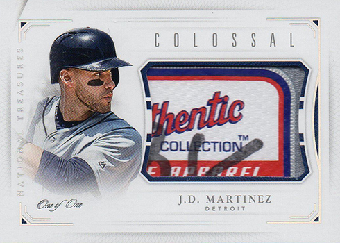 2016 National Treasures Baseball Colossal Laundry Tag