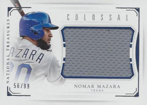 2016 National Treasures Baseball Colossal Nomar Mazara