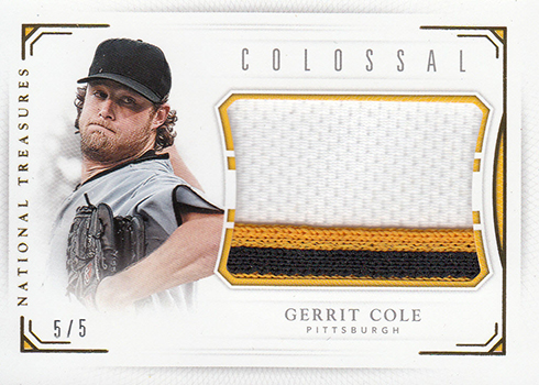 2016 National Treasures Baseball Colossal Prime Gerrit Cole