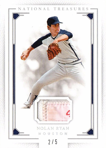 2016 National Treasures Baseball Laundry Tag Nolan Ryan