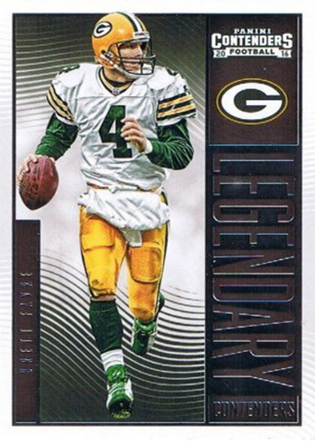 2016 Panini Contenders Football Legendary Contenders Brett Favre