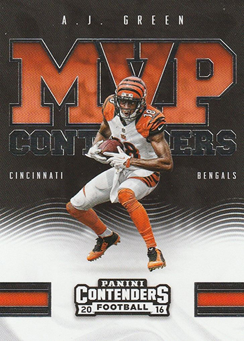 2016 Panini Contenders Football MVP Contenders
