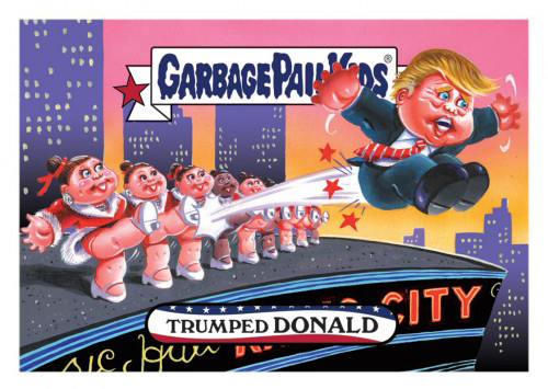 2016 Topps Garbage Pail Kids Dis-grace to the White House 122 Trumped Donald