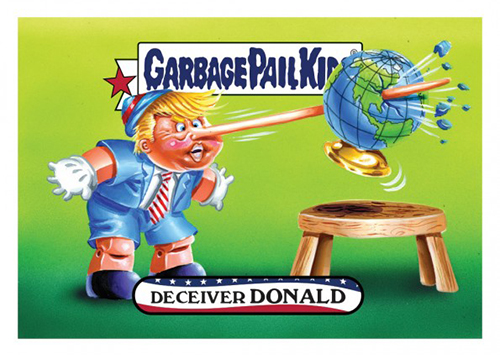 2016 Topps Garbage Pail Kids Dis-grace to the White House 138