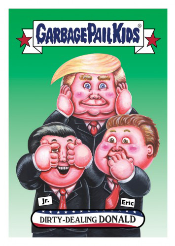 2016 Topps Garbage Pail Kids Dis-grace to the White House 147 Dirty-Dealing Donald