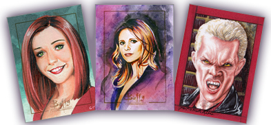 2017 Rittenhouse Buffy the Vampire Slayer Ultimate Collectors Set Series 2 Sketch Cards