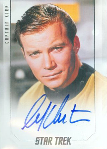 2017 Rittenhouse Star Trek 50th Anniversary Captains Autographs William Shatner