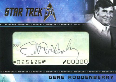 2017 Rittenhouse Star Trek 50th Anniversary Gene Roddenberry Cut