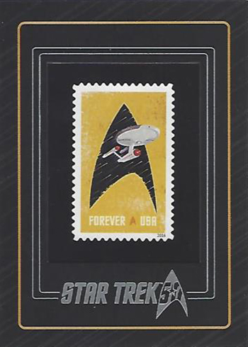 2017 Rittenhouse Star Trek 50th Anniversary Stamp