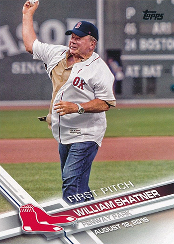 2017 Topps First Pitch 1 William Shatner