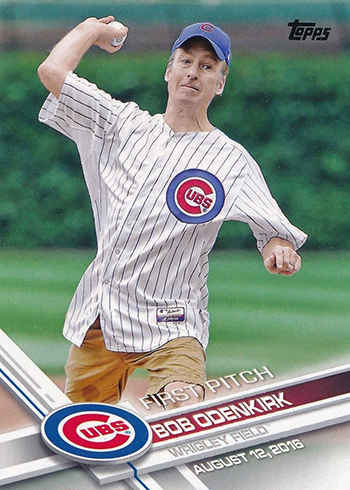 2017 Topps First Pitch 2 Bob Odenkirk