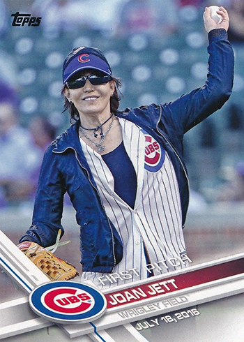 2017 Topps First Pitch 8 Joan Jett