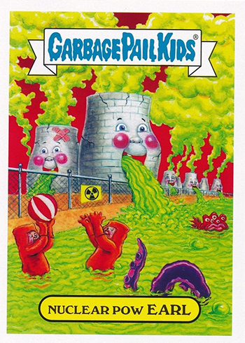 2017 Topps Garbage Pail Kids Adam-Geddon Bio & Tech Barry bacterias 3a GPK casi como nuevo 