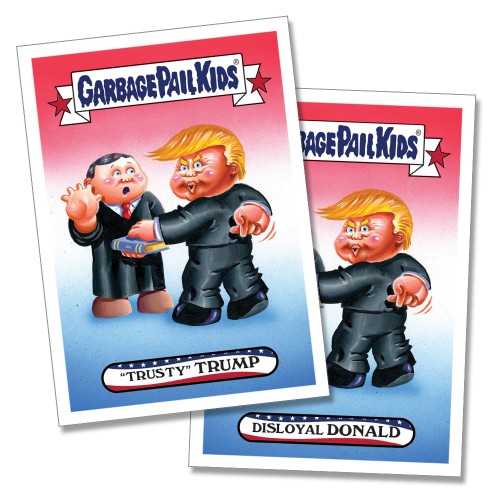 2017 Wacky Packages Alternative Facts 7-Card Complete Set  Trump GPK 