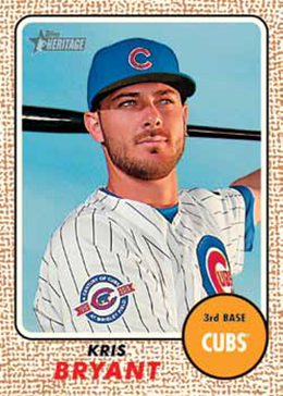 2017 Topps Heritage Baseball Kris Bryant