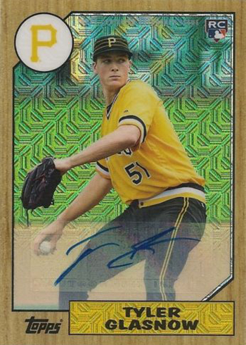 2017 Topps Silver Pack 1987 Autograph Tyler Glasnow