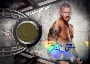 2017 Topps WWE Road to Wrestlemania Autographed Relics Randy Orton