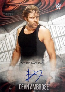 2017 Topps WWE Road to Wrestlemania Autographs Dean Ambrose