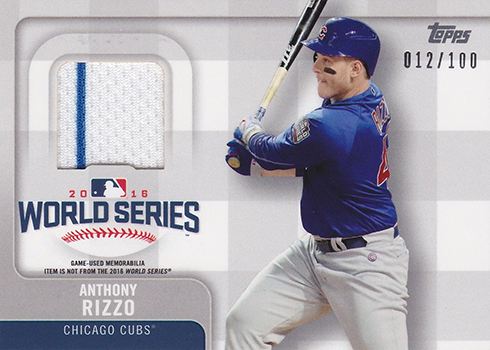 2017 Topps World Series Champions Relics